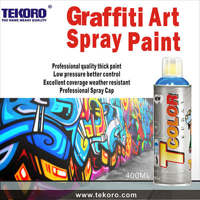 Non-Toxic Graffiti Spray Paint with 400ml Volume and 12PCS/CTN Package for Versatile Use