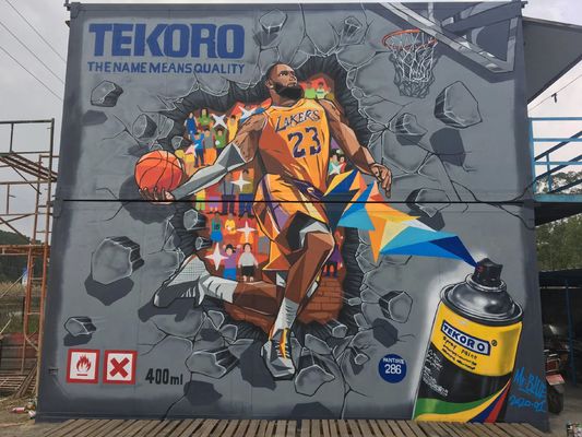 Non-Toxic Graffiti Spray Paint with 400ml Volume and 12PCS/CTN Package for Versatile Use