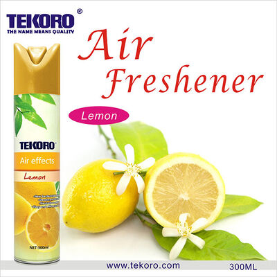Tekoro Natural Fragrance Air Freshener Home Aerosol Spray with CE, RoHS, SGS, GMP Certification in 250ml or 300ml Capacity