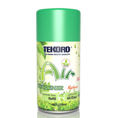 Tekoro Green Apple Flavour Air Freshener Automatic Spray Refill with CE, RoHS, SGS, GMP Certification and ≥200ml Capacity