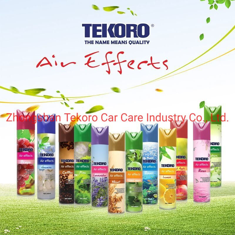 Tekoro Air Freshener Aerosol Spray with Natural Fragrance for Multi-Purpose Use and CE, RoHS, SGS, GMP Certified
