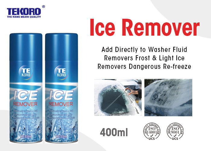 High Performance Ice Remover Spray For Automotive Wiper Blades / Headlights / Mirrors