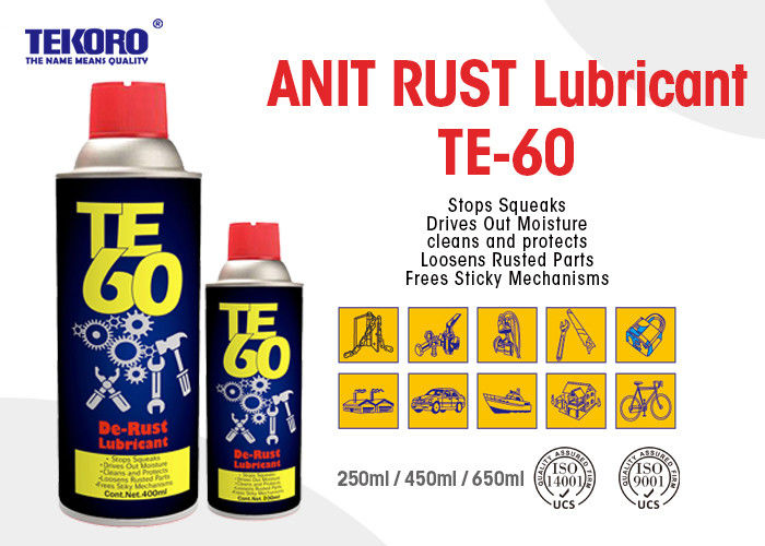 Metal Surfaces Protection Anti Rust Lubricant With Corrosion Resistant Ingredients