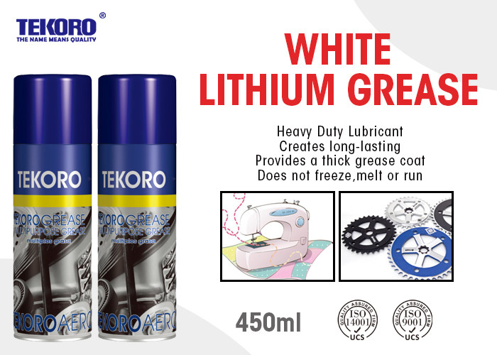 White Lithium Grease Spray / Spray Grease Lubricant For Light Duty ...